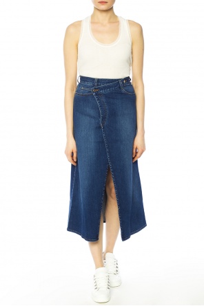 Spódnica jeansowa z wycięciem, zdjęcie 2 Spódnica jeansowa z wycięciem od Stella McCartney